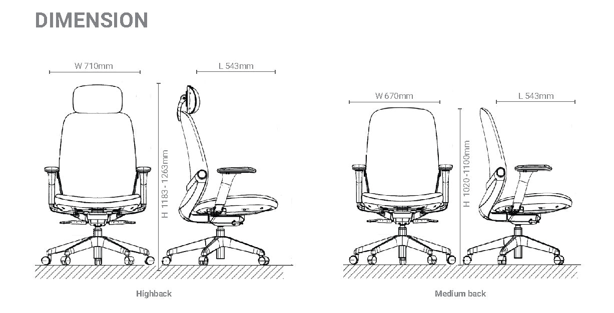 Cradle High Back Chair