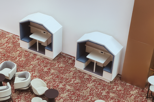 KLCC x Versalink: Mobile Pods Turn Lounges into On-Demand Quiet Spaces