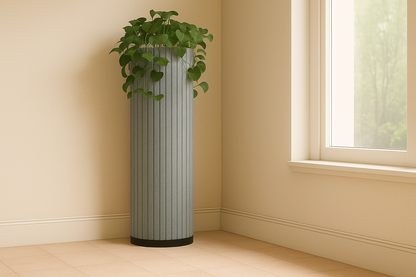 Sustainable PET Plant Column for Modern Workspaces