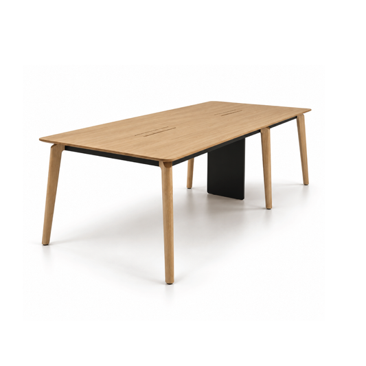 Conference Table with Oak Leg