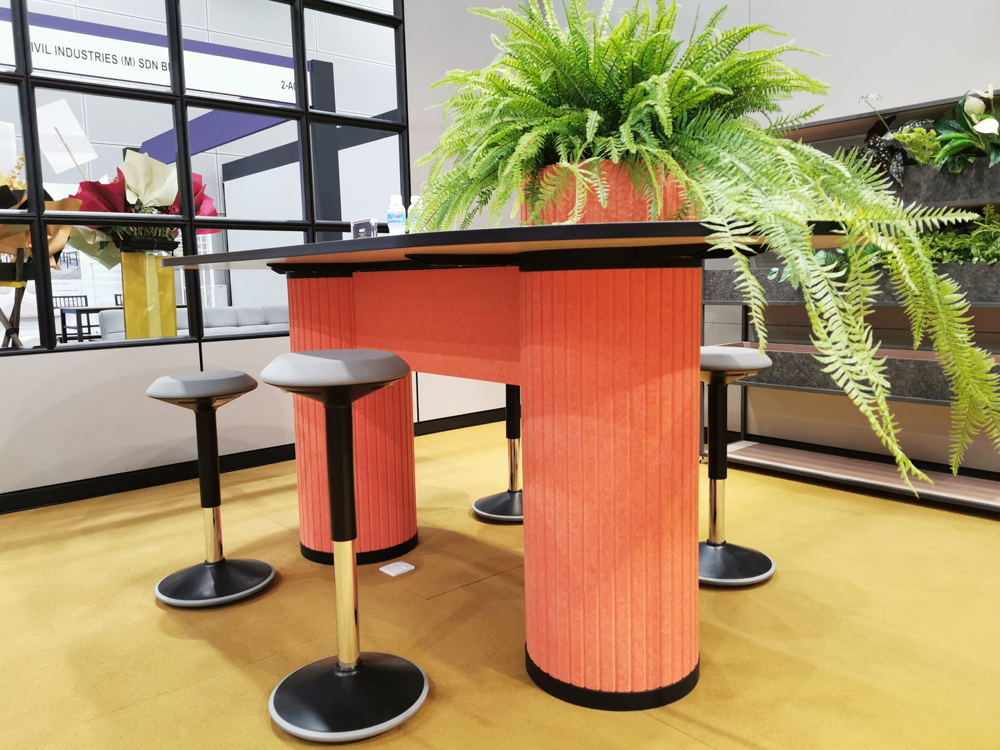 Sustainable PET Furniture - Collaborative Stand High Table