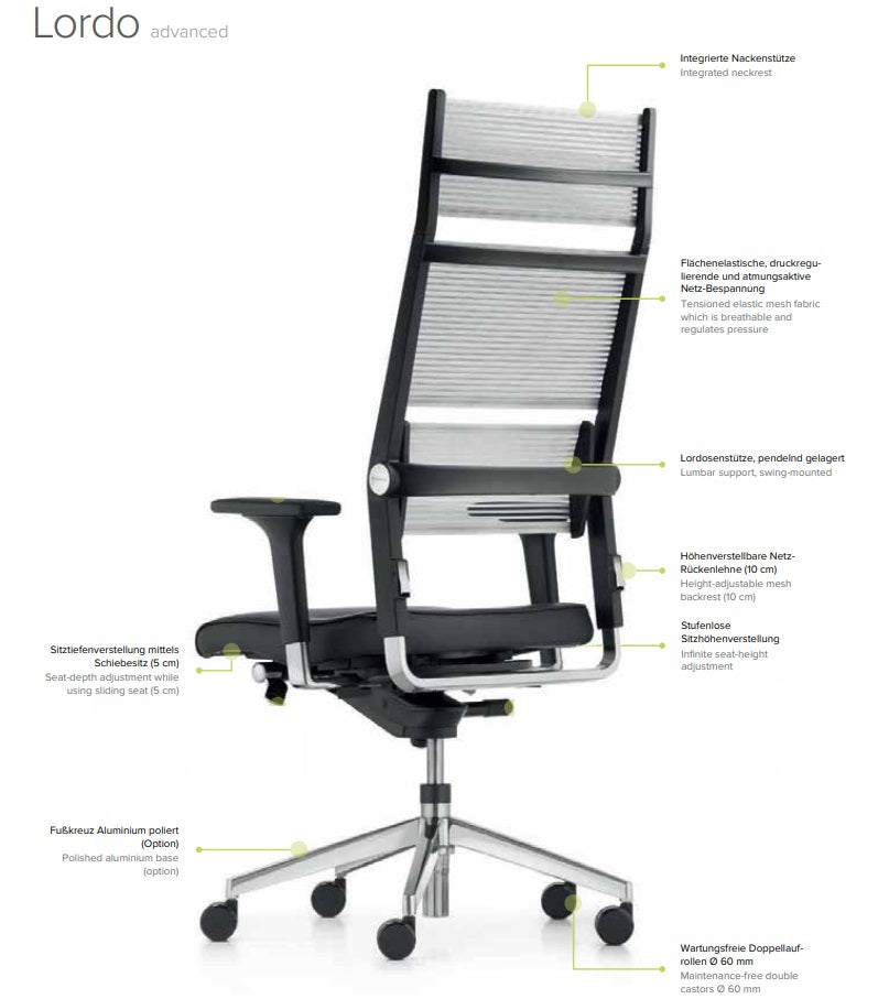 Premium Office Chair Lordo - Dauphin Germany