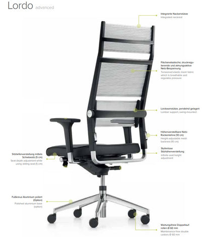 Premium Office Chair Lordo - Dauphin Germany