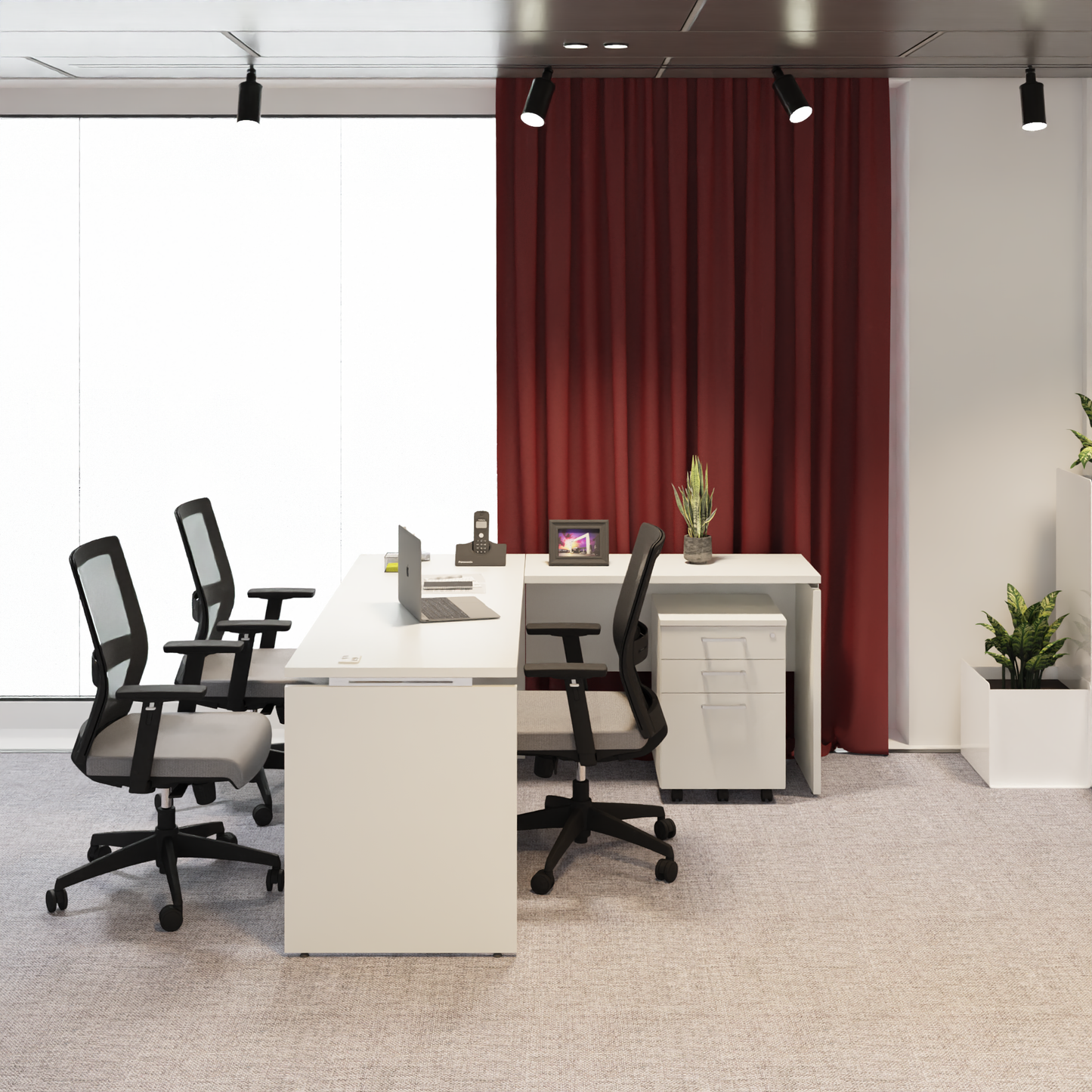 Mente L Shape Table