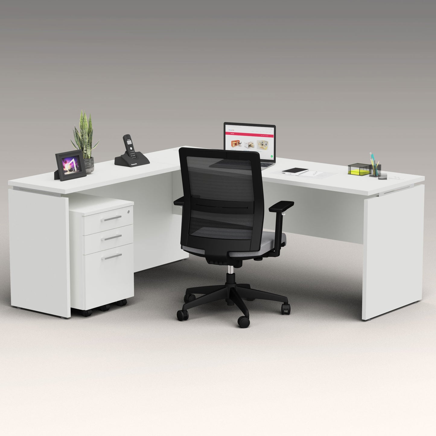 Mente L Shape Table